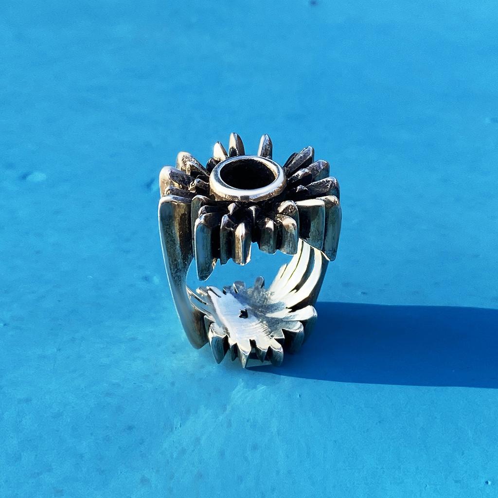 Mezmic [Missile] Round Ring 925 Sterling Silver
