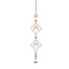Suncatcher Crystal Wind Chimes Light Catcher Rainbow Prism Maker Chakra Crystal Hanging Pendant Window Home Garden Decoration