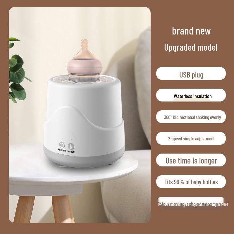 Portable Three-Speed Automatic Milk Shaker with Timer and Insulation