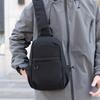 Casual men's breast bag simple shoulder messenger bag multi-functional leisure sports small backpack fashion trend messenger bag