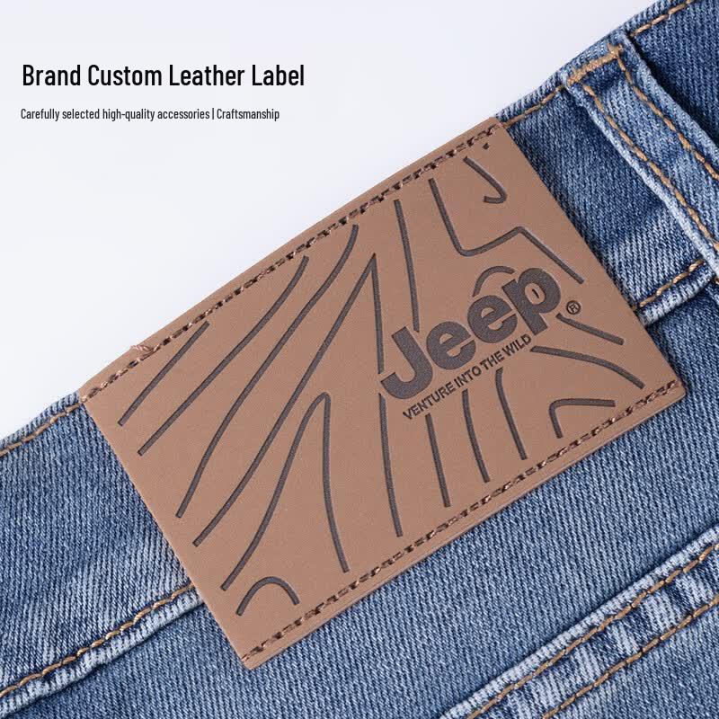 JEEP Men's Lyocell Blend Stretch Straight-Leg Jeans