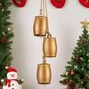 Festival Holiday Bell Metal Construction For Indoor Outdoor Decoration Christmas Accessory Party Essential