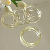 Women's Fashion Natural Citrine Bracelet - Wide Lemon Color, Transparent with Rainbow Effect.