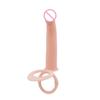 Double Penetration Anal Plug Dildo Butt Plug Vibrator For Men Strap On Penis Massage Vagina Plugs Adult Sex Toys For Couples 18+