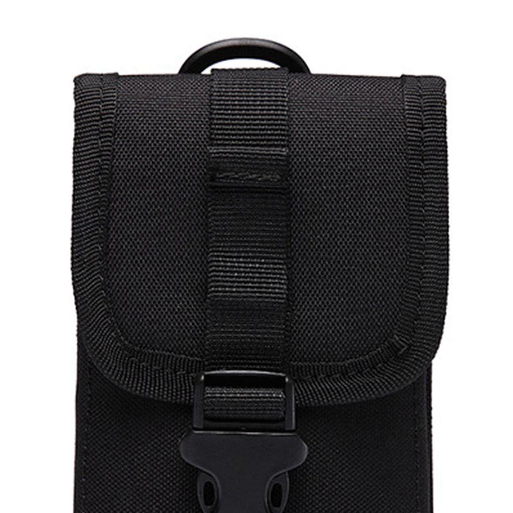 Wojskowa Torba na Telefon Komórkowy Rekreacyjna Nylonowa Wodoodporna Wielofunkcyjna Saszetka na Telefon do Noszenia na Pasie na Zewnątrz