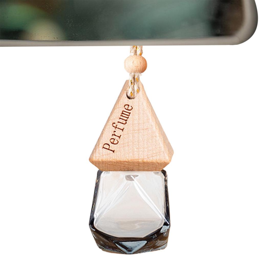 1pcs Empty Car Diffuser Bottles Aromatherapy Fragrance Essential Oil Diffuser Hanging Perfume Pendant Auto Decor Perfume Bottle