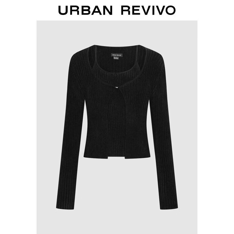 Женский трикотажный топ UR с текстурой, имитирующий двойку L