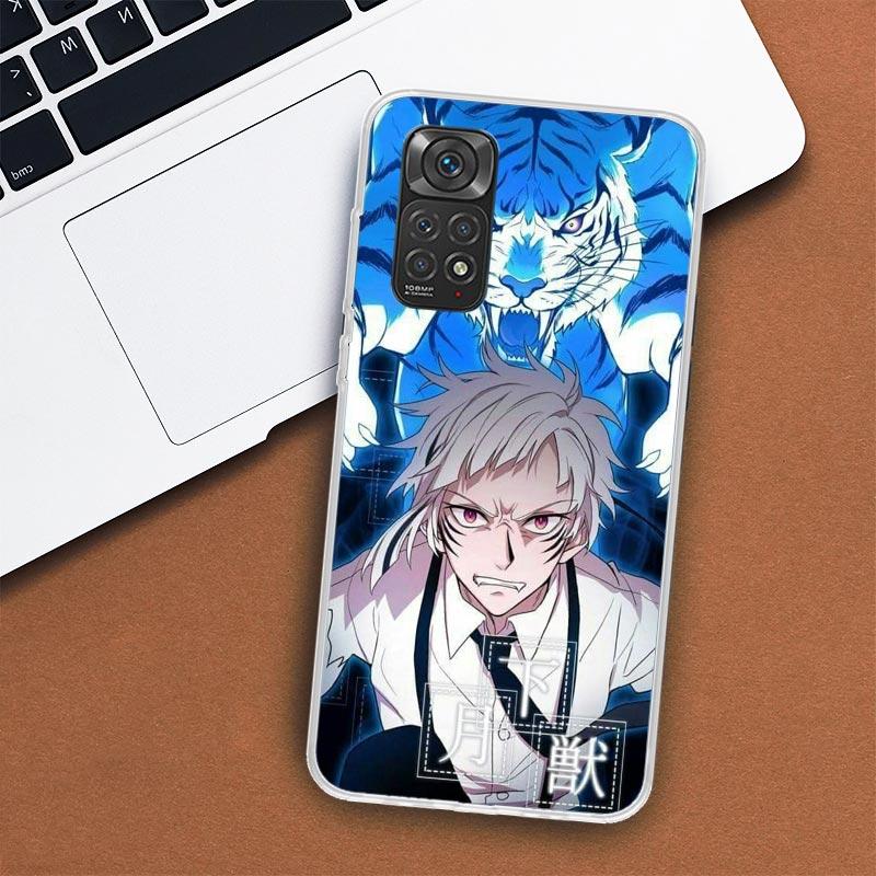 Bungo Stray Dogs Nakajima Atsushi Phone Case For Xiaomi Redmi Note 14 13 12 12S 11 Pro Plus 11S 10 10S 11T 11E Soft Transparent