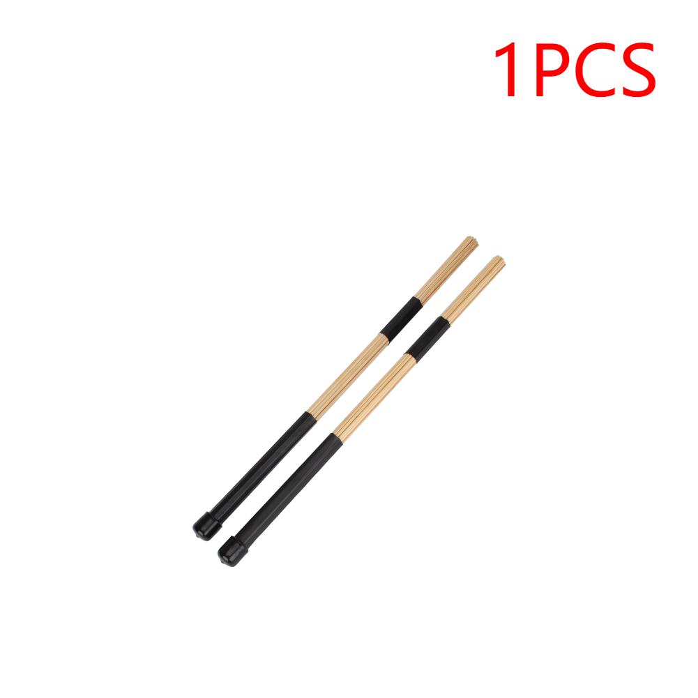1-5Pair 40cm Drumming Sticks Brush Professional Bamboo Percussion Drum Stick Brushes  Musical Instrument Rod Accessories Parts