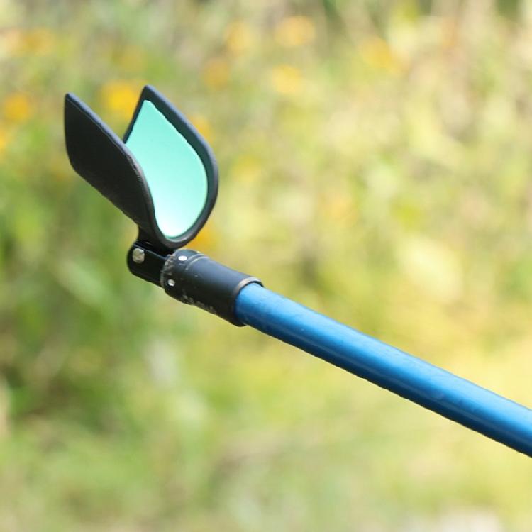 Portable Stand Holder Head Auto Rebounding Aluminum 8mm Thread Bracket Head Fishing Rod Rest Head Fishing Tool