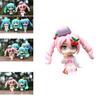 Charming Q Version Anime Girl Doll Collectible Pvc Figure Perfect For Car Decor