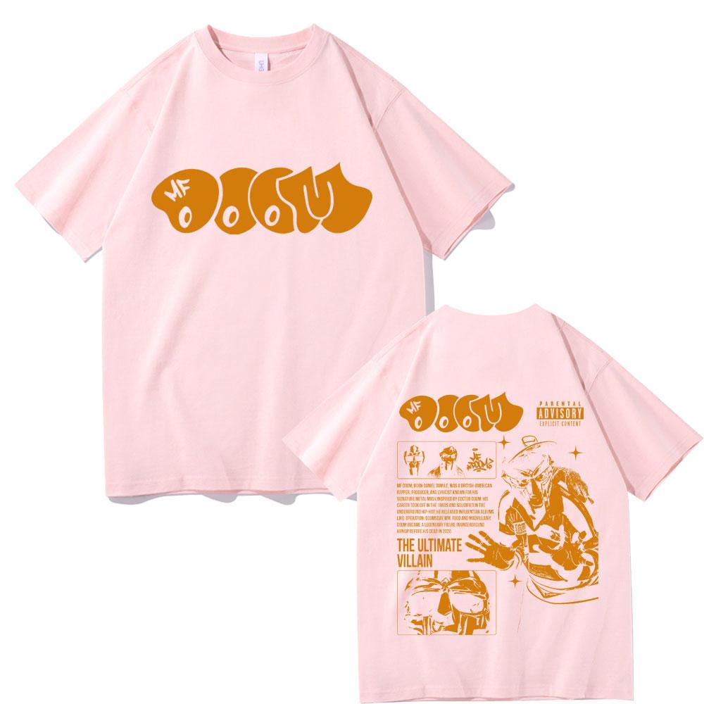 Rapper Madvillain Mf Doom Album Madvillainy The Ultimate Villain T-shirts Men Hip Hop Oversized Tshirt Casual O-collar T Shirts