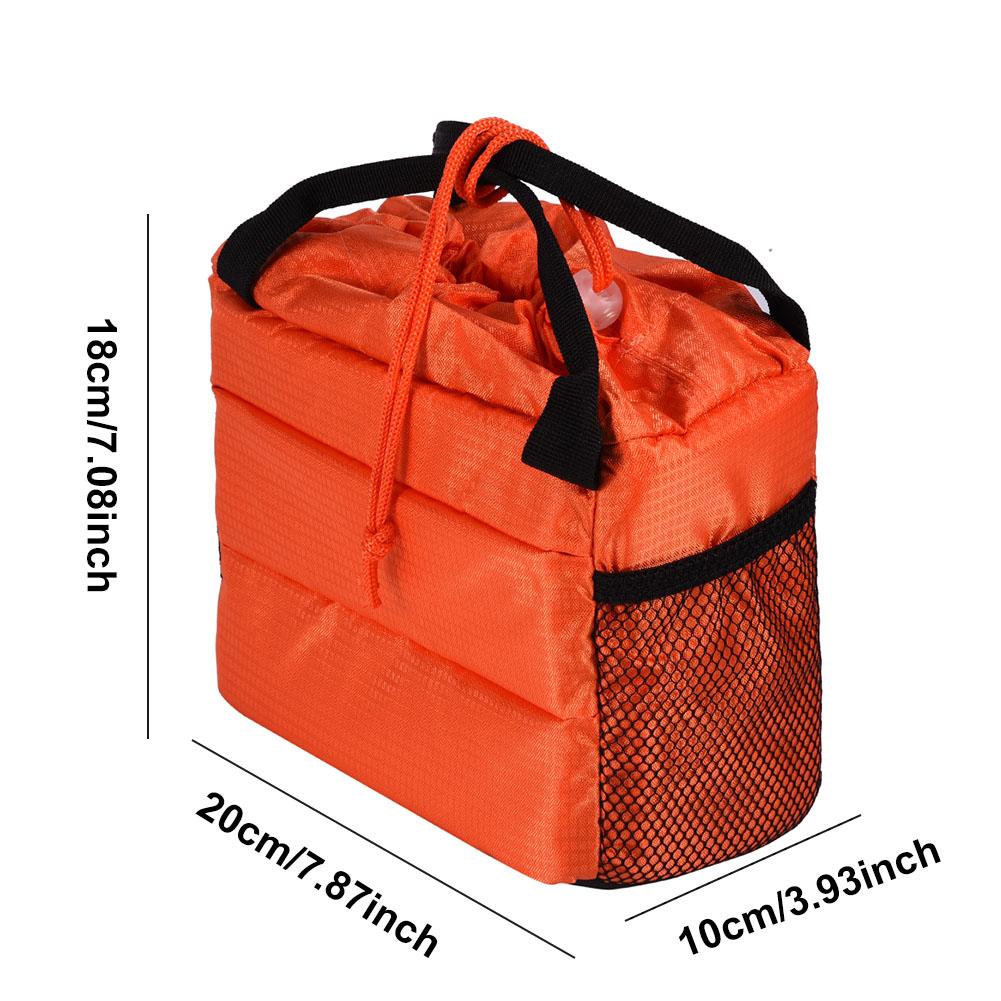 

Waterproof Camera Insert Bag Partition Padded Bag Polyester Shockproof Padded Divider Cover Case for DSLR Cameras Lenses оранжевый