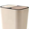 18L Trash Can Household Garbage Bin Rubbish Storage Bucket Office Wastebasket for Bedroom, Rvs,