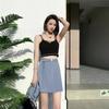 Sling Vest For Women Sexy Black Tops Backless Deep V Collars Tank Tops Fashion Lady Party Wear