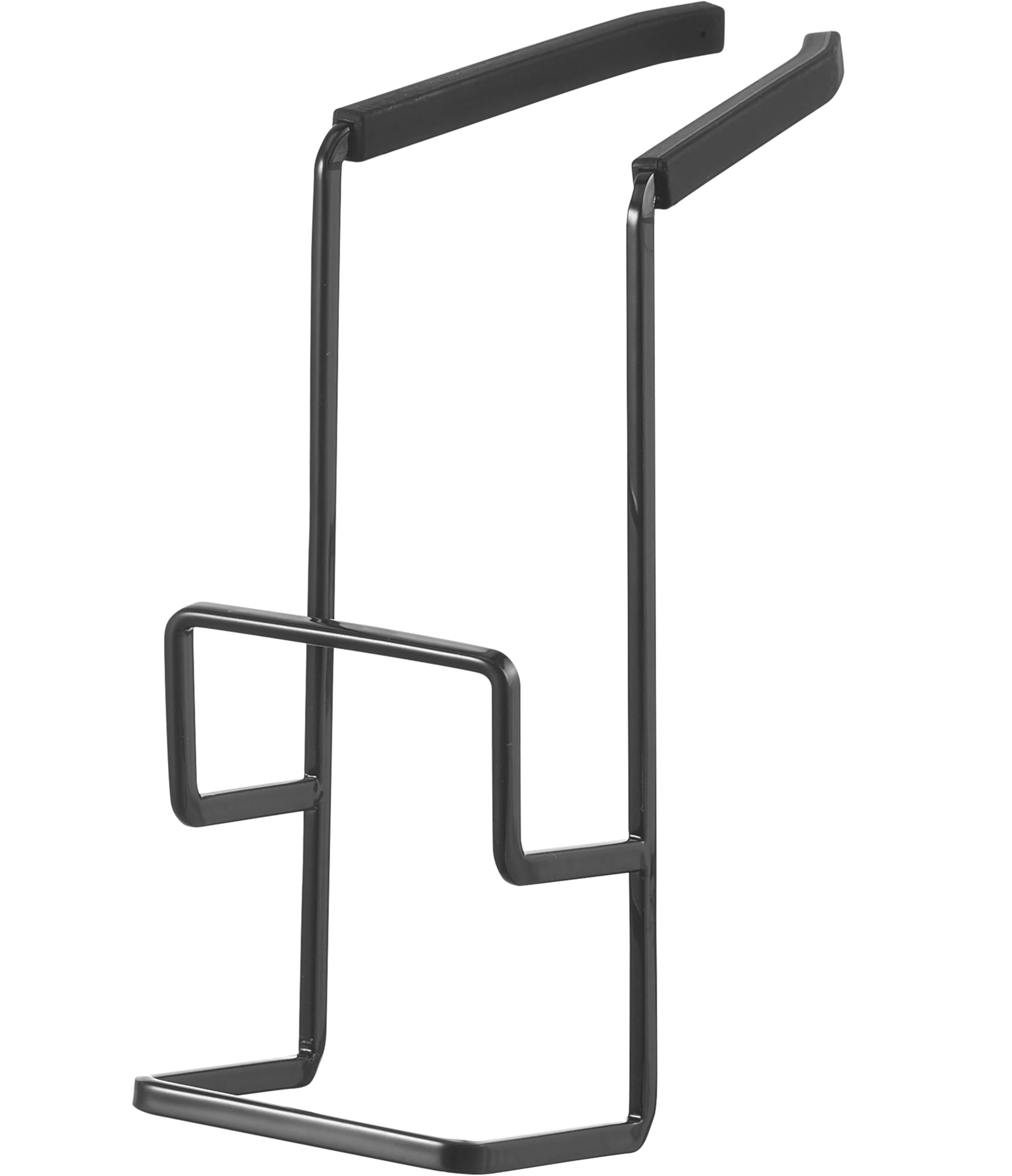 

Yamazaki Faucet Sponge 6 x 16 x Tower 4391 Holder, Double, Black, Approx. 15.5 cm,