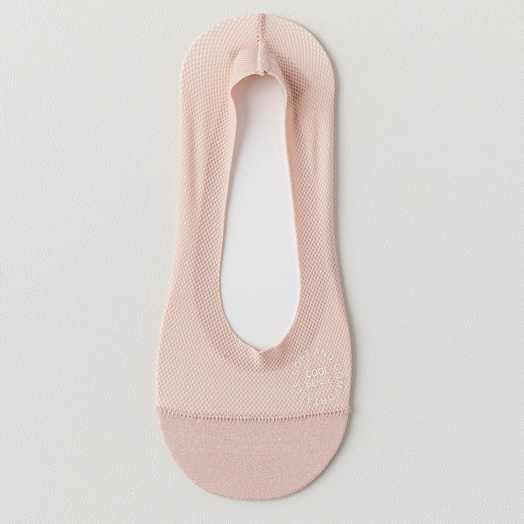5 Pairs of Ice Silk Boat Socks Women's Non-slip Heel Sole Summer Thin Socks Drag Shallow Mouth Invisible Short Socks