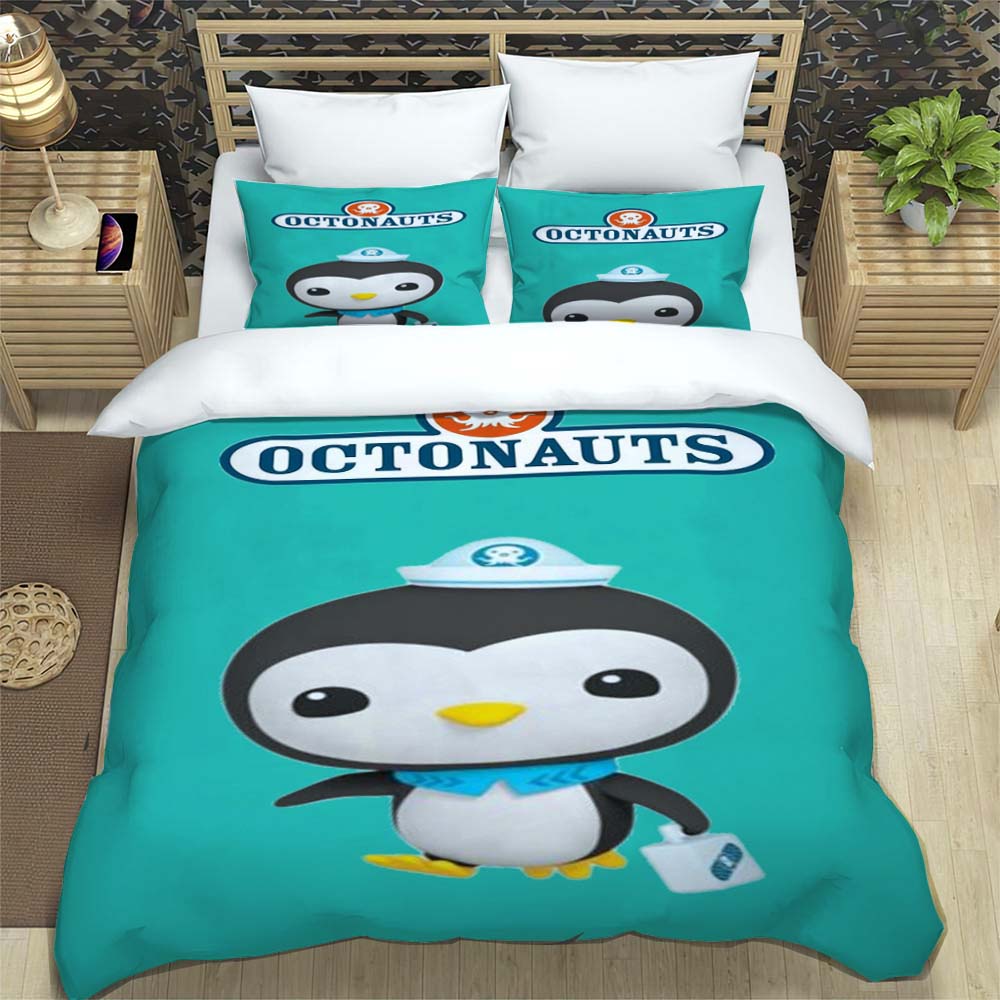 3D Octonauts Bedding Sets, Duvet Covers and Pillowcases, Bedroom Decor, Children's Gifts, Adult Single/double Beds.