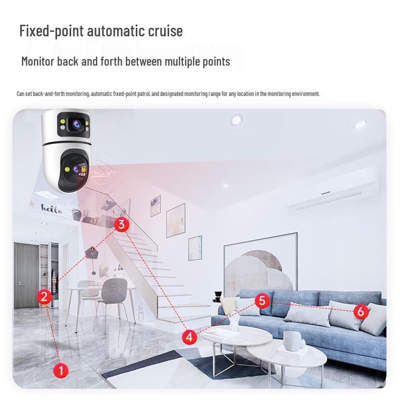 Zhongwo 10MP Dual Lens Smart PTZ Security Camera (CN version)