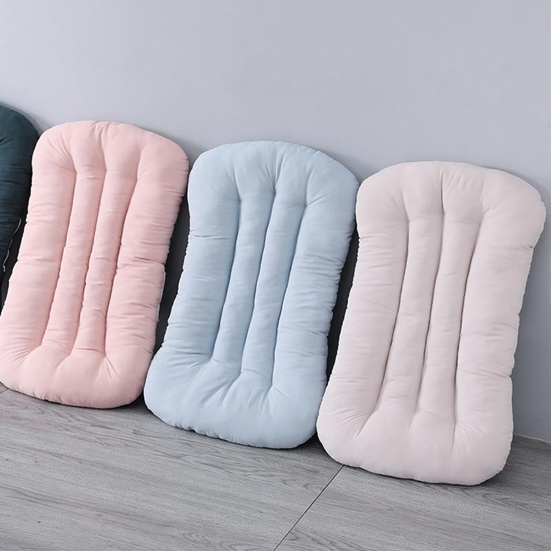 Baby Bassinet Bed Portable Womb Shaped Mattress Removable Washable Cover Infant Sleep Nest Hypoallergenic Microfiber Padding Compact Travel Cot