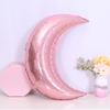 28-inch Moon Aluminum Foil Balloon for Qixi Festival, Valentine's Day, Weddings, and Children's Birthday Decorations