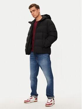 Winter Jacket Tommy Hilfiger Down Hooded Puffer Jacket Black