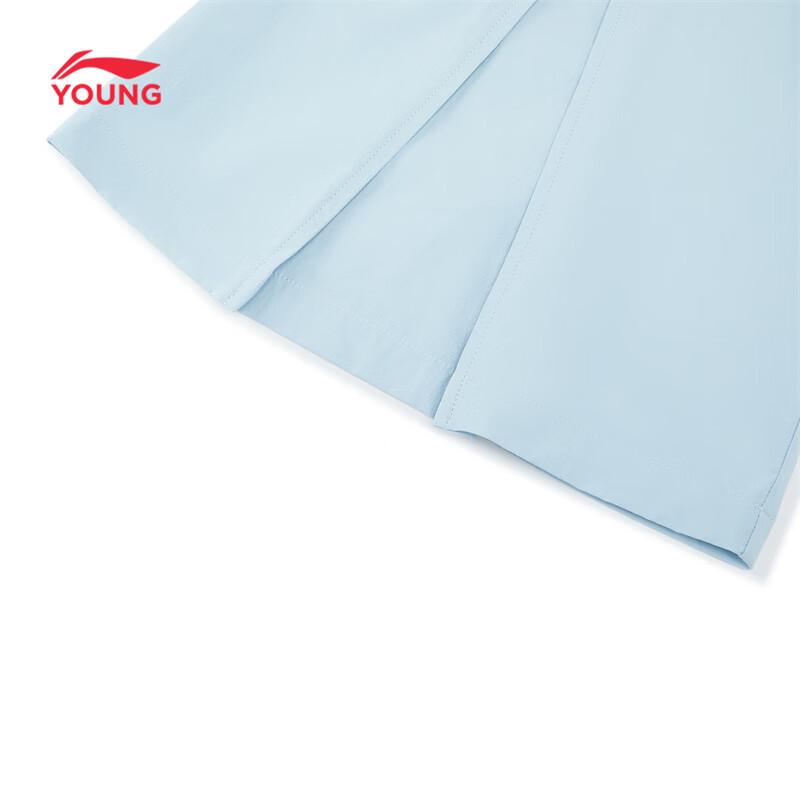 LI-NING Girls' Ice-Feel Sun Protection Woven Sports Shorts