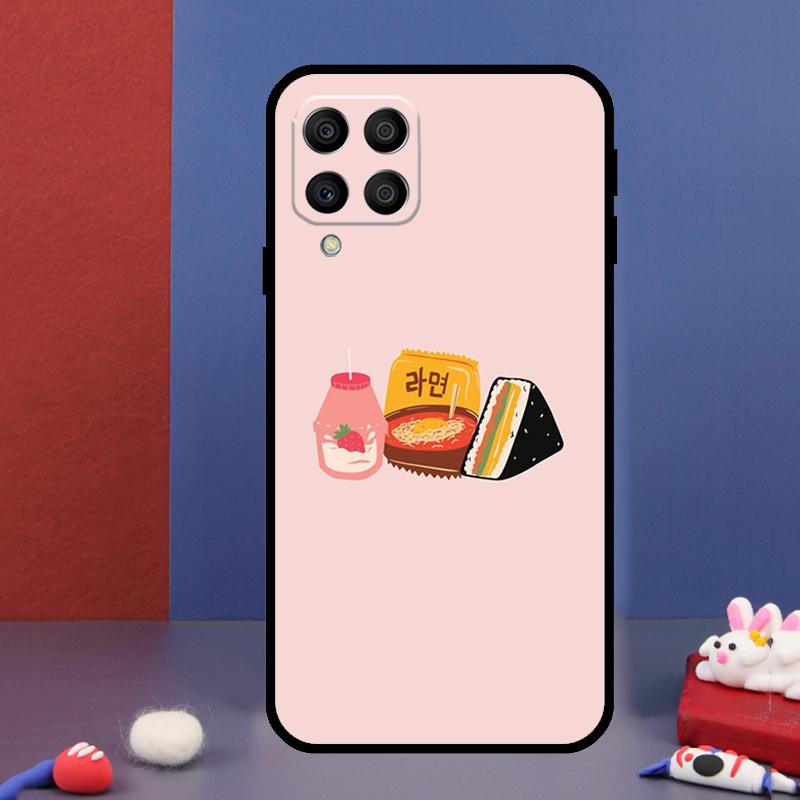 Kawaii Strawberry Milk For Samsung Galaxy M14 M34 M54 M33 M13 M23 M53 M15 M55 M31 M51 M20 M30s M32 M52 Phone Case