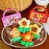 Cute Plush Sunflower Pendant Keychain Creative Yellow Flower Keychain Bag Accessories Charm Student Graduation Gift