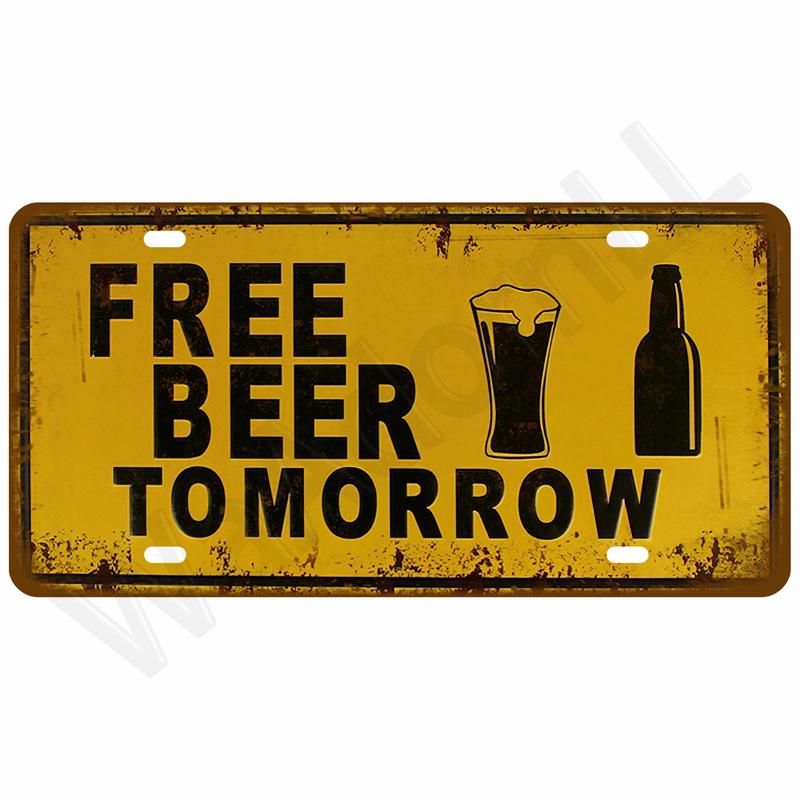 Vintage Metal Plate Tin Sign Plates Bar Retro Metal Sign Wall Art Mural Aesthetic Room Home Decor Items Poster Garage Decoration