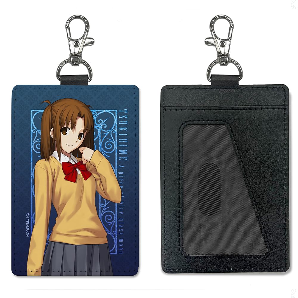 

2D Cospa Tsukihime кусок синего стекла Satsuki Yumizuka Pass Case Баклажан [Официальный] - Луна- (с Can)