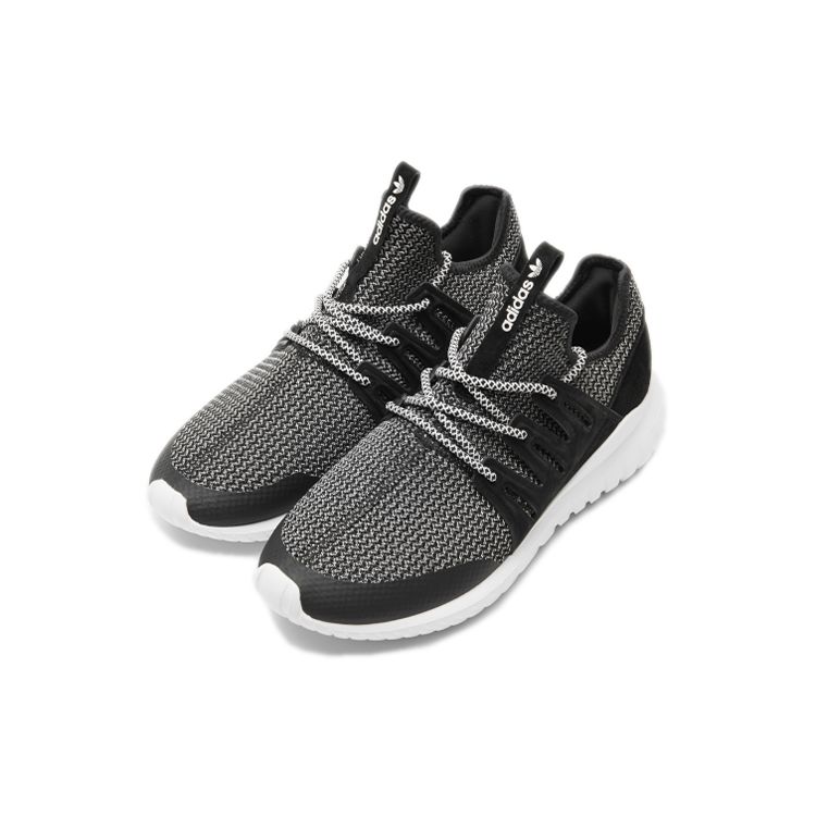 Adidas Originals Tubular Fabric Round Toe Lace-Up Shock Absorbing Non-Slip Wear-Resistant Breathable Lightweight Low-Top Lifestyle Casual Shoes BA7718