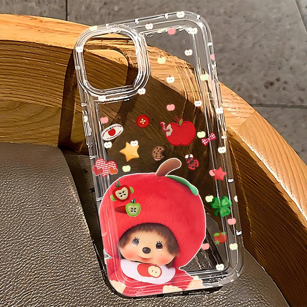 Cute M-Monchhichis Phone Case for Samsung Galaxy S25 S24 S23 S22 S21 S20 S10 Note20 Note10 FE Ultra Plus 4G 5G Clear
