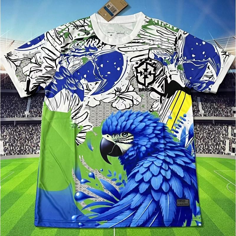 Fünf Sterne Brasilien Heim Auswärts 980204 Retro Trikot Nationalmannschaft Fan Edition Thailändischer Fußball