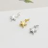 Gold-Plated Sterling Silver Starfish Pendant for DIY Beaded Jewelry