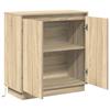 LED Sideboard in Sonoma Oak 71 x 34.5 x 75 cm engineered wood