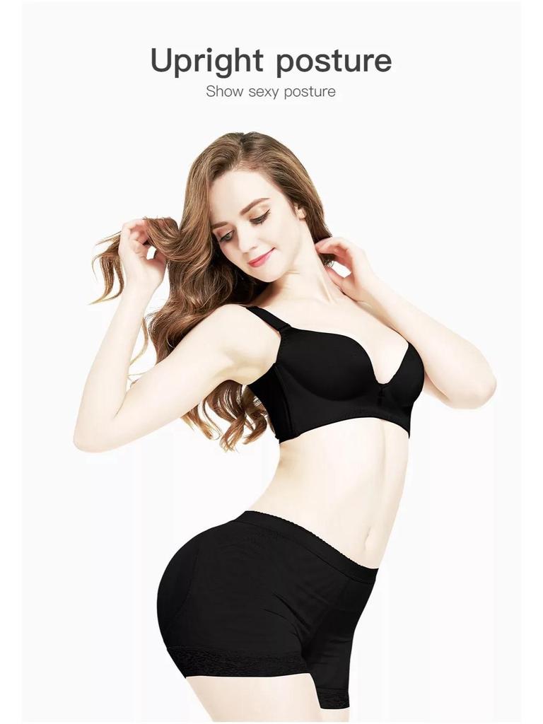 Hip-Lifting Women’s Shapewear: Bottom-Enhancing Padded Boxers