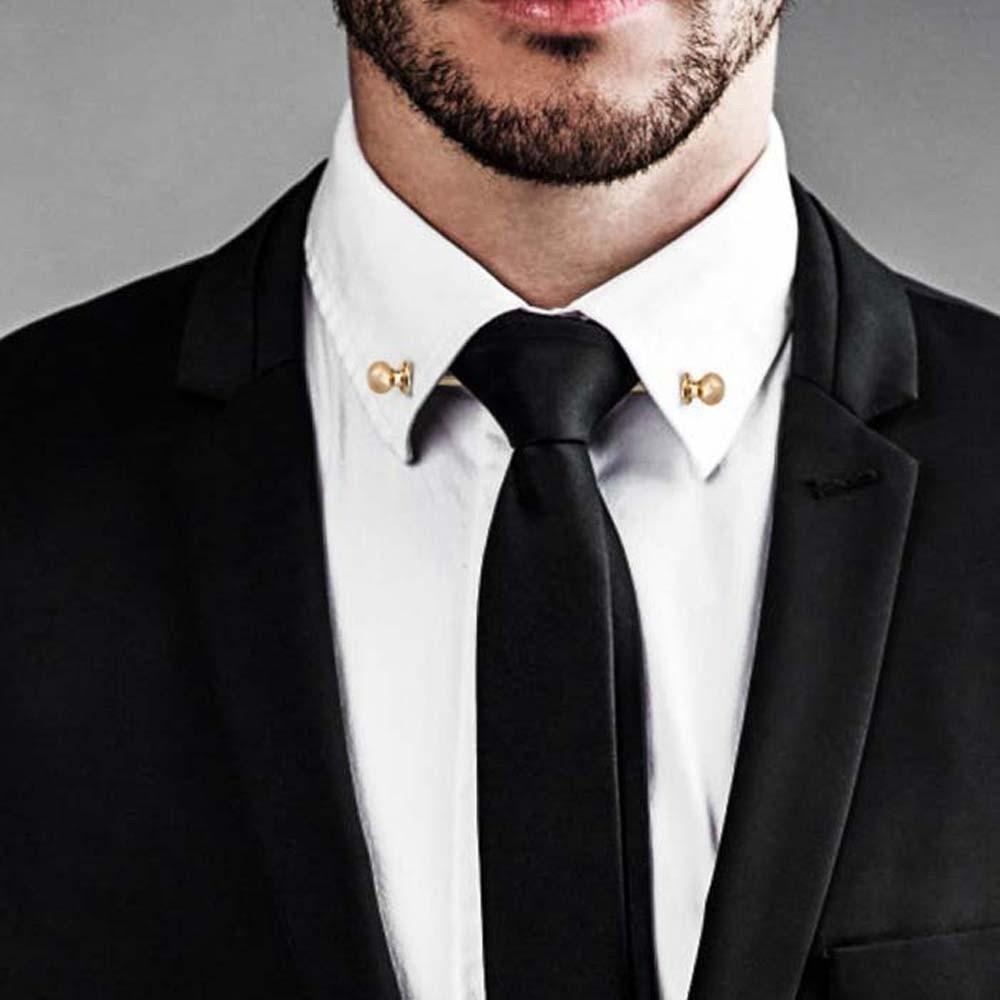 3 pcs Spiral Buckle Pins for Shirt Collar Top Hat Design Neckline Pins for Shirt  Party