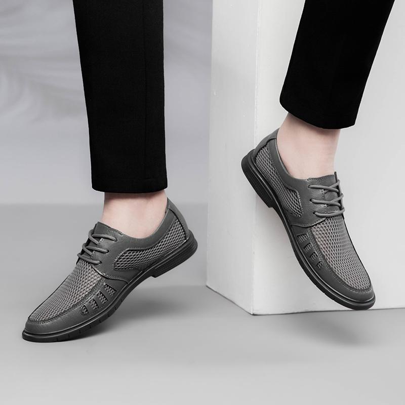 Classic Breathable Oxford Shoes For Men Flats Shoes Moccasins Man Business Shoes