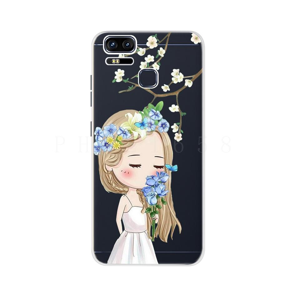 For Asus Zenfone 3 Zoom ZE553KL Case Zenfone Zoom S Z01HD Z01HDA Silicone Soft TPU Phone Back Cover Cases For Asus ZE553KL Funda