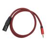 3.5mm Male to XLR Male Cable Unbalanced 3.5mm AUX to XLR Male Microphone Cable for Phone Tablet Laptop Microphone