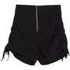 Women's 2024 Korean Style High Waist Black Lace-up Slimming Shorts - Versatile Summer Casual Wear