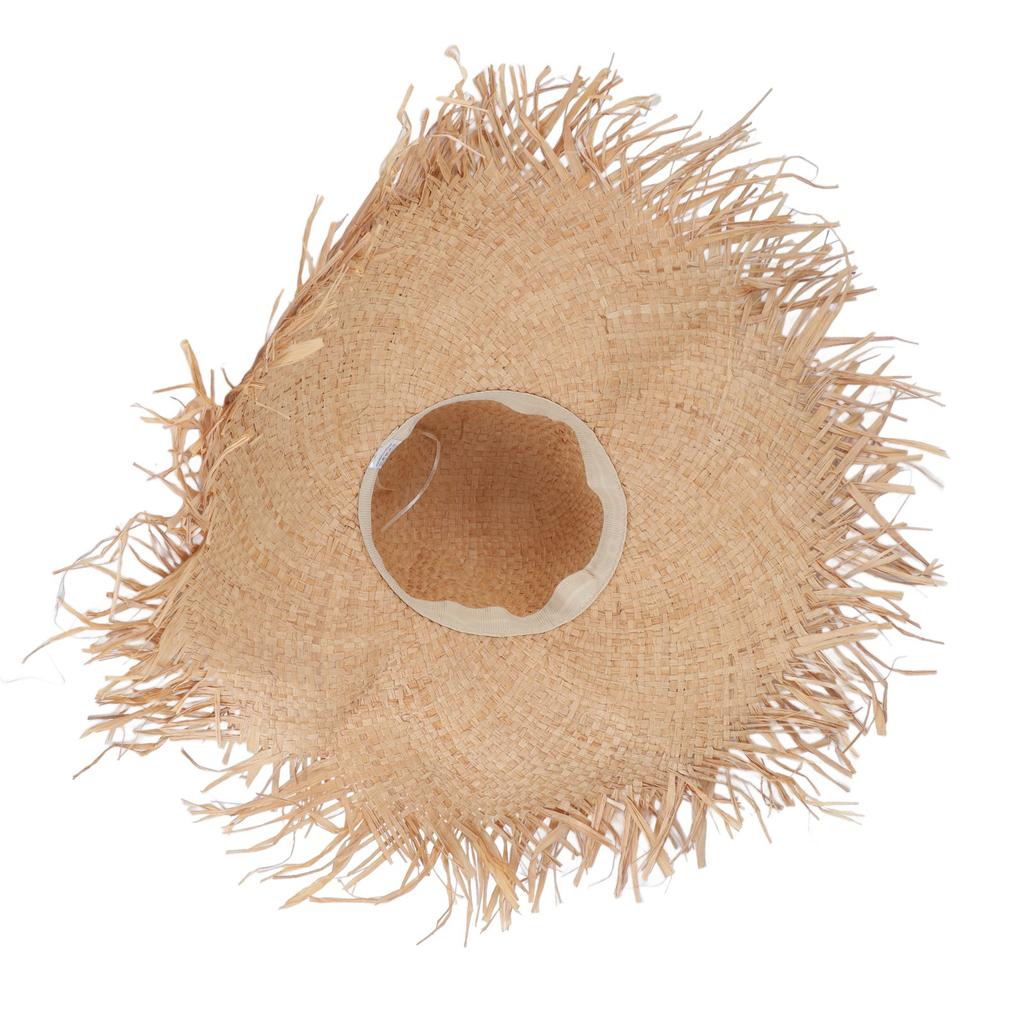 Women S Raffia Straw Sun Hat Wide Brim Straw Woven Beach Hat