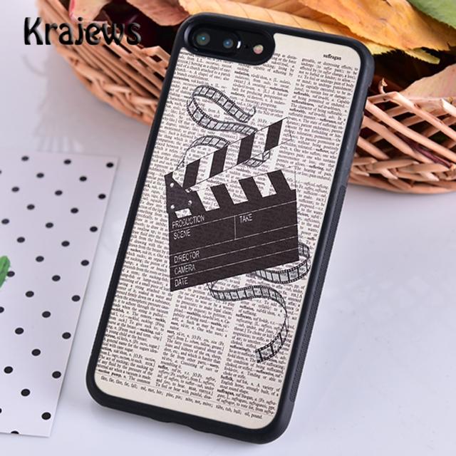 Film Movie Clapperboard Clapper Board Phone Case For iPhone 14 5s 6s 7 8 Plus X XR XS 11 12 13 Pro Max Samsung S21 S22 Ultra