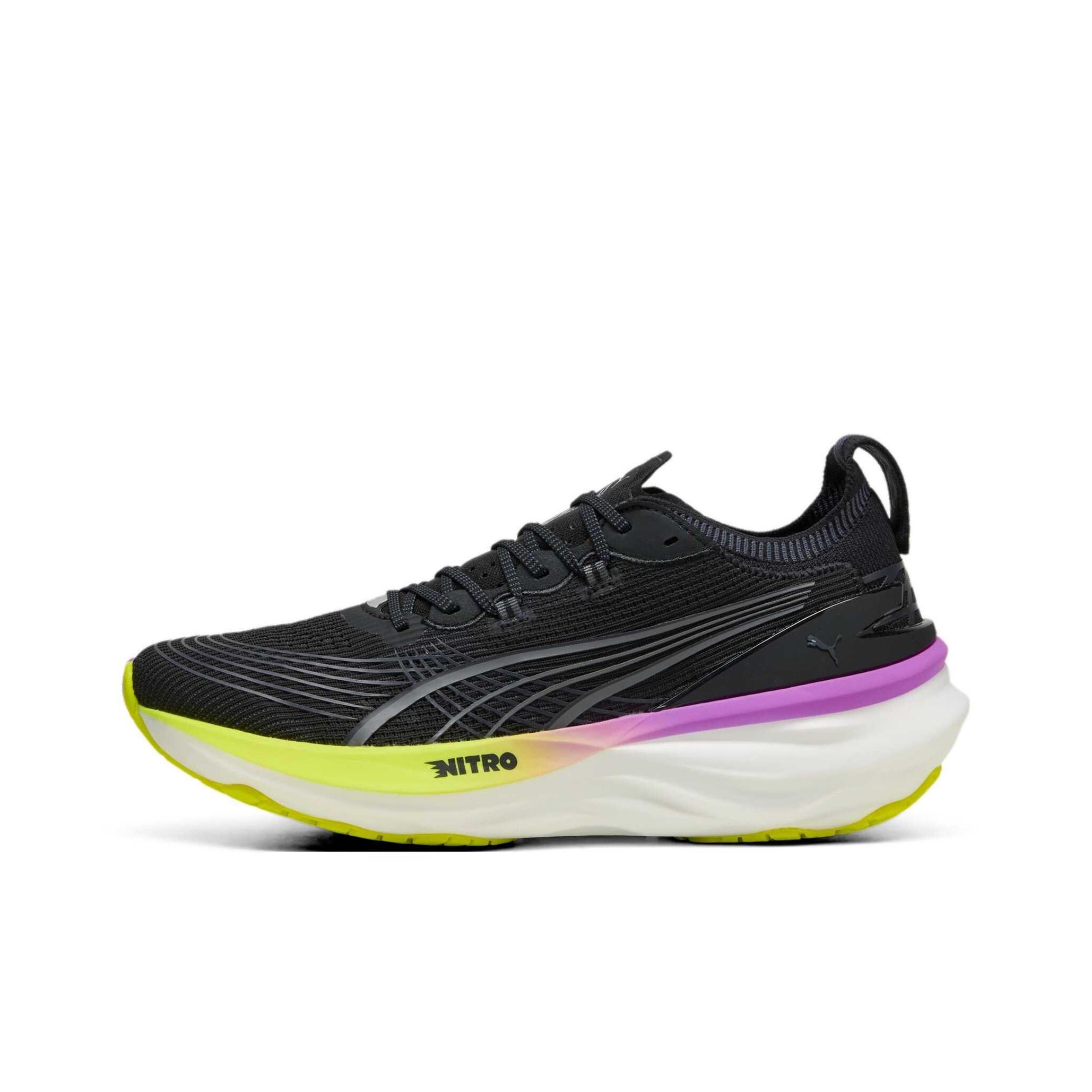 Кроссовки Puma ForeverRun Nitro 2 Черный Чистый Малиновый Мужские Puma-Black 310109-04 39