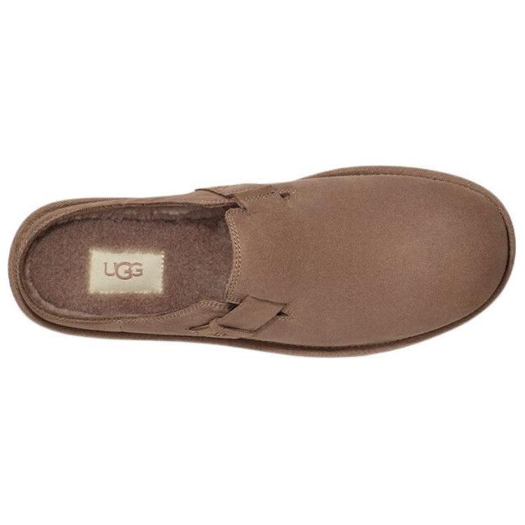 UGG Round Toe Slip-On Non-Slip Clog Slippers Men Slippers Brown 1166736-CRBO