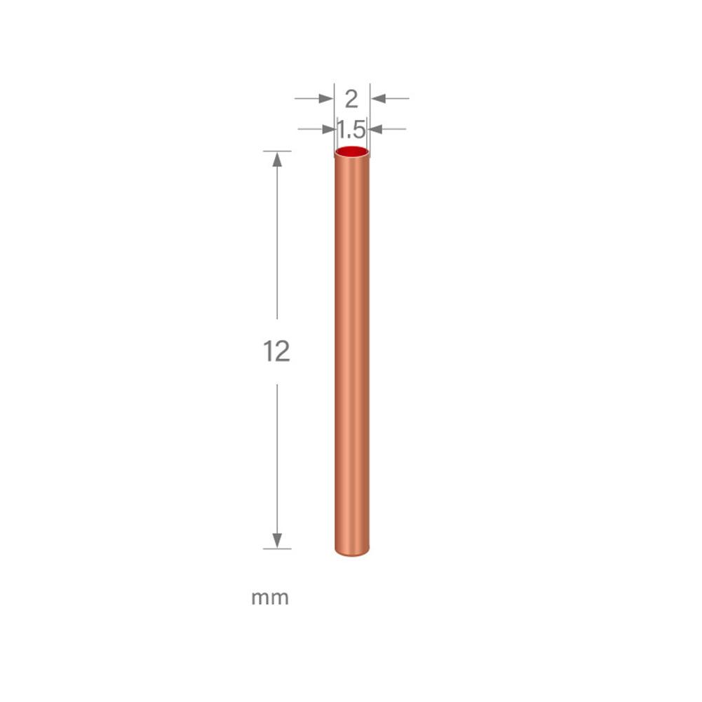 Bulk pack 500 copper tube connectors for electrical For wire connection in 5 sizes for diy and professional use