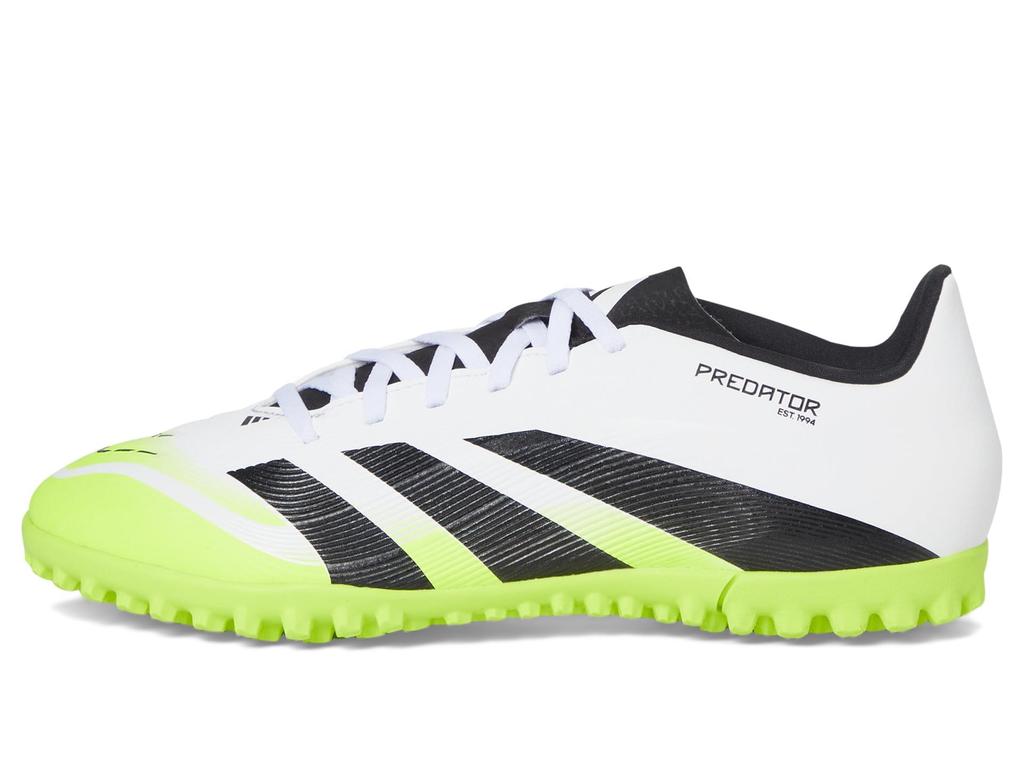 Adidas Predator Club TF NTM39 Futsal Footwear Lemon Size cm Shoes, White/Core Black/Lucid (JH8854), 28.0