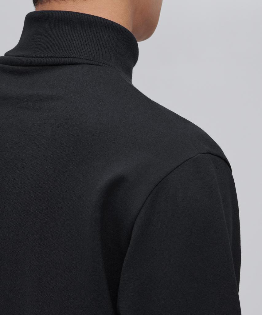 Musinsa Standard Ponte Turtleneck Long Sleeve T-Shirt [Black]