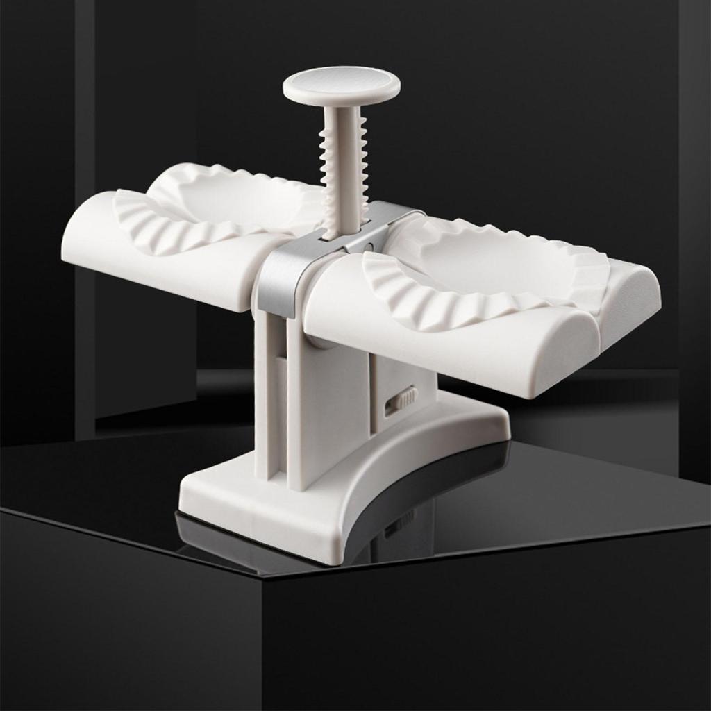 Dumpling Skin Maker Molds ,Household Double Head Automatic Dumpling Maker Ravioli Press Mold Making Tool,Wrap Two At A Time